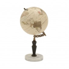94452 Attractive Wood Metal Marble Globe   556342930